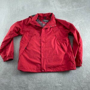 Eddie Bauer Mens TXL Red WeatherEdge Waterproof Hooded Jacket  5751